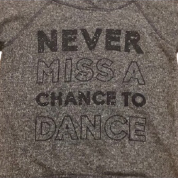 Girl’s Never Miss A Chance to Dance Lightweight Glitter Hoodie 6/7 - Picture 2 of 6